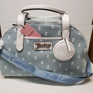 Juicy Couture denim Weekender Duffle Bag